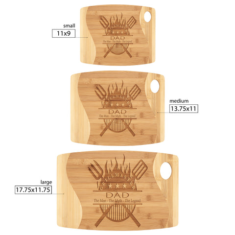 Grillmaster Dad | Father's Day Gift | Grilling Gift | Cutting Board | Gift for Him | Gift for Dad | BBQ Gift | Gift From Kids | Gift From Daughter | Gift From Son | Gift From Wife