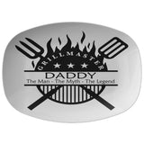 Grillmaster Daddy | Father's Day Gift | Grilling Gift | Platter | Gift for Him | Gift for Daddy | BBQ Gift | Gift From Kids | Gift From Daughter