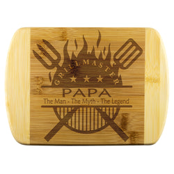 Grillmaster Daddy | Father's Day Gift | Cutting Board | Gift for Him | Gift for Daddy | BBQ Gift | Gift From Kids | Gift For Papa | Gift From Son Daughter
