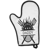Grillmaster Daddy | Oven Mit | Father's Day Gift, Gift for Him, Gift for Daddy, BBQ Mit | Gift For Daddy | Gift For Papa