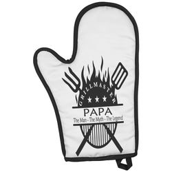 Grillmaster Papa | Oven Mit | Father's Day Gift, Gift for Him, Gift for Daddy, BBQ Mit | Gift For Daddy | Gift For Papa