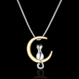 Cat Moon Necklace