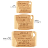 Jeremiah 29:11 | Christian Gift | Scripture Gift | Christian Dad Gift | Christian Mom Gift Bible Verse | Cutting Board
