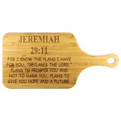 Jeremiah 29:11 | Christian Gift | Scripture Gift | Christian Dad Gift | Christian Mom Gift Bible Verse | Cutting Board