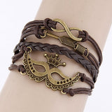 Christian-Charm-Bracelet-Multilayer-Leather-Cross-Believe-Christian-Jewelry