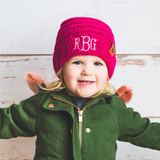 Kids Beanie Hat | Personalized Beanie | Monogram Beanie hat | Custom Beanie hat | Women Gift | Girl gift | Kid Gift | Child gift | Daughter Gift | Sister Gift |