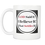 God Said It Christian Mug 50% OFF!