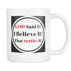 God Said It Christian Mug 50% OFF!