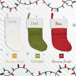 PERSONALIZED Christmas Stocking, Christmas stockings, Custom stocking, Monogrammed stocking, Embroidered, Holiday Gift