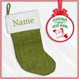 PERSONALIZED Christmas Stocking, Christmas stockings, Custom stocking, Monogrammed stocking, Embroidered, Holiday Gift