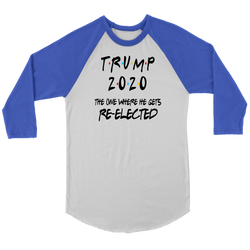 TRUMP 2020 The One Where HE Gets Re-elected | Dad Gift | Mom Gift | Birthday Gift | Funny Tshirt | Family Gift |