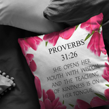 Christian Gift for Women | Christian Pillow Gift | Scripture Pillow | House Warming Gift | Mom Gift | Family Gift