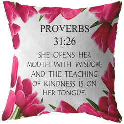 Christian Gift for Women | Christian Pillow Gift | Scripture Pillow | House Warming Gift | Mom Gift | Family Gift