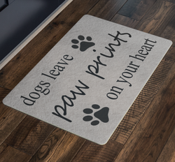 Dog Placemat | Dog Doormat | Dog Mat | Dog Food Mat | Dog Welcome Mat | Dog Mat For Food and Water | Dog Lover Gift | House Warming Gift