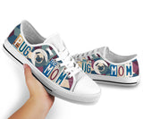 Pug Mom Low Top Shoes