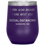 Quarantine 2020 Wine Tumbler Gift | Mother's Day Gift | Funny Gift For Mom | Birthday Gift | Mother in law Gift | Funny Mom Tumbler