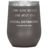Quarantine 2020 Wine Tumbler Gift | Mother's Day Gift | Funny Gift For Mom | Birthday Gift | Mother in law Gift | Funny Mom Tumbler