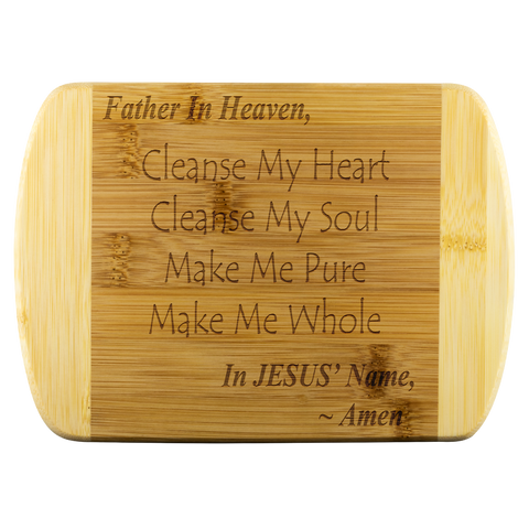 Father In Heaven  | Christian Gift | Cutting Board | House Warming Gift | Christian Mom Gift | Christian Dad Gift | Family Gift |