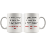 Social Distancing 2020 | Quarantine Mug | 6 Feet Apart | Dad Gift | Mom Gift | Father's Day Gift | Father In Law | Birthday Gift