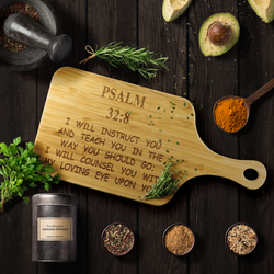 Cutting Board | Christian Gift | Wood Product | Christian Mom Gift | Christian Dad Gift | Scripture Gift