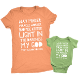 Way Maker - Miracle Worker - Promise Keeper - My God - Christian Men Gift - Christian Mom Gift