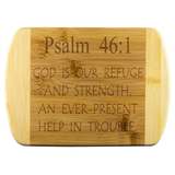 Christian Gift For Women | Cutting Board Scripture Etched | Mother's Gift | Psalm 46:1 | Mother in law Gift | Mom Gift | Best Mom