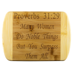 NEW - Christian Women Gift | Scripture Cutting Board | Scripture Gift | Gift for Women | Mom Gift | Sister Gift | Mother in law gift | Aunt Gift
