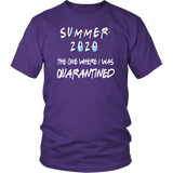 Summer 2020 The One Where I Was Quarantined | Dad Gift | Mom Gift | Birthday Gift | Funny Tshirt | Family Gift |