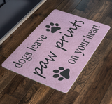 Dog Placemat | Dog Doormat | Dog Mat | Dog Food Mat | Dog Welcome Mat | Dog Mat For Food and Water | Dog Lover Gift | House Warming Gift