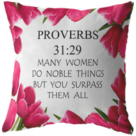 Christian Gift for Women | Christian Pillow Gift | Scripture Pillow | House Warming Gift | Mom Gift | Family Gift