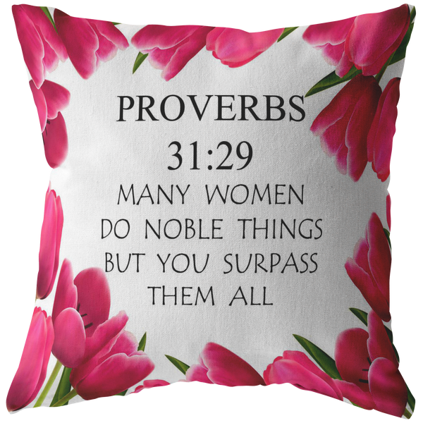 Christian Gift for Women | Christian Pillow Gift | Scripture Pillow | House Warming Gift | Mom Gift | Family Gift